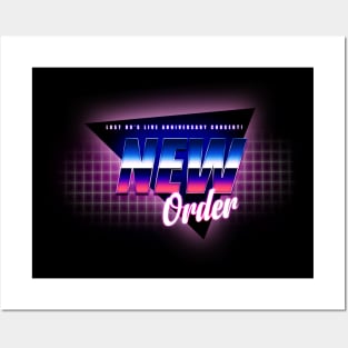 Lost 80'S Live Anniversary Concert 2023 - New Order Posters and Art